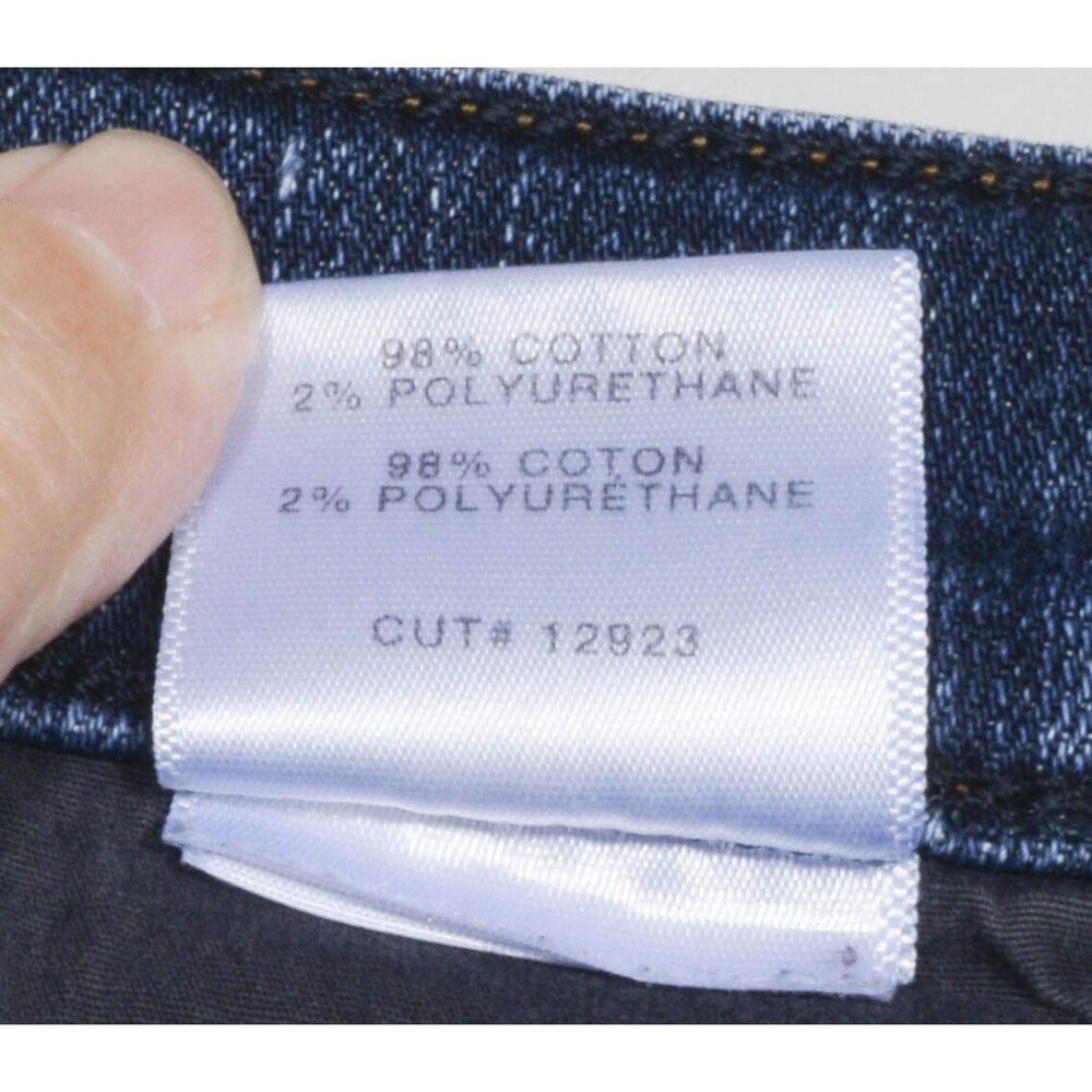 J Brand Alana High Rise Crop Blue Jeans Mesmeric Distressed Size 27 - Picture 5 of 5